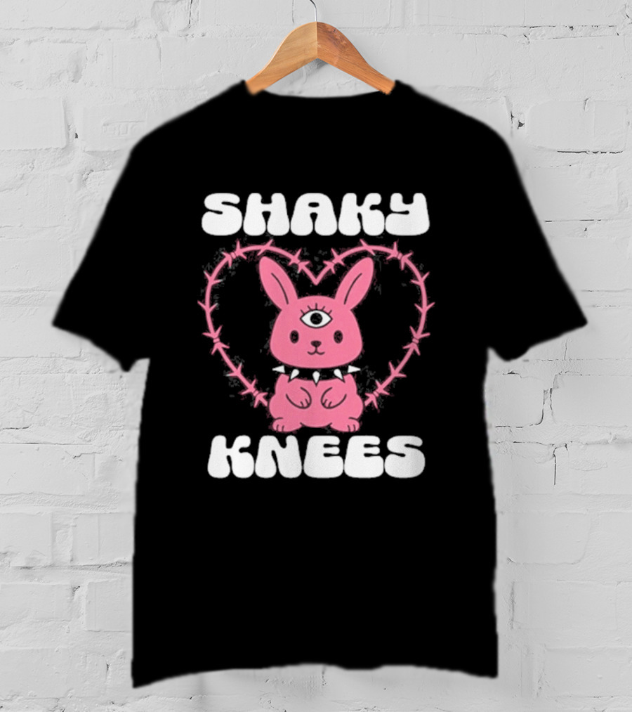 Shaky Knees 2025 Pink Bunny Heart T-Shirt