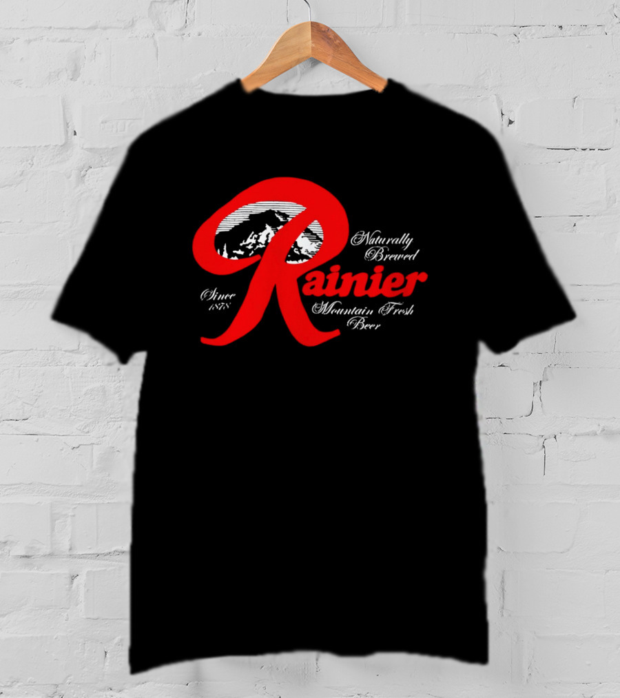 Since 1878 Rainier Naturally Brewed Mountain Fresh Beer T-Shirt