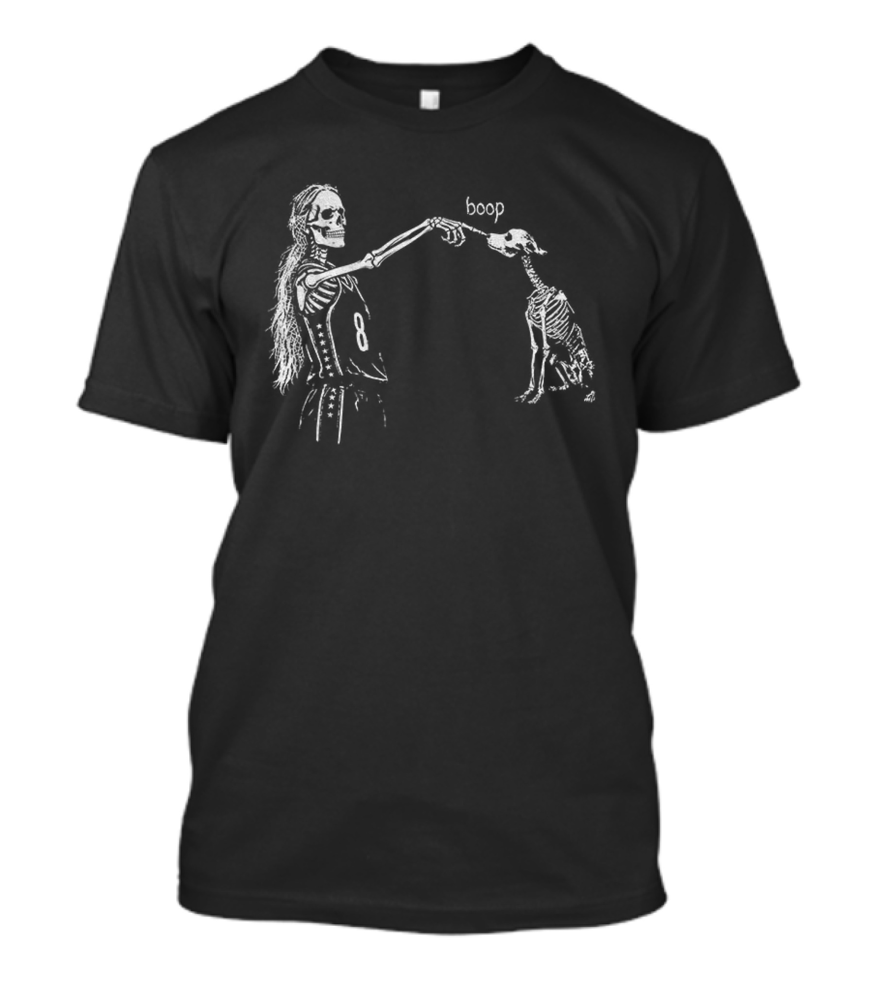 Sophie Cunningham Skeleton Point Dog Skeleton Boop Halloween T-Shirt