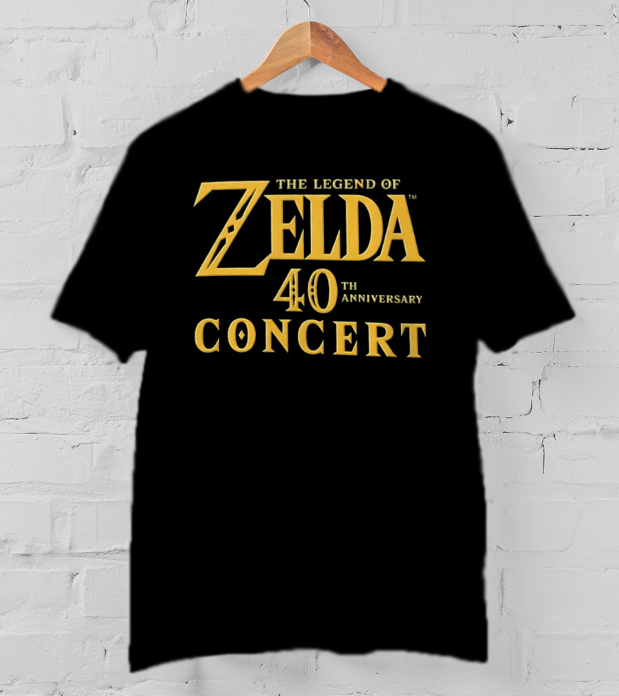 The Legend Of Zelda 40th Anniversary Concert Celebration T-Shirt