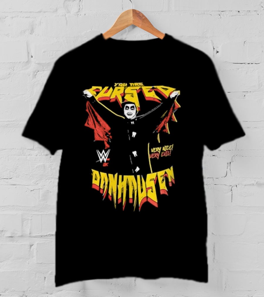 Cursed Very Nice Very Evil WWE Danhausen T-Shirt