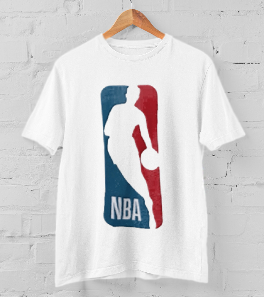 NBA National Basketball Association Blue Red Abstract T-Shirt