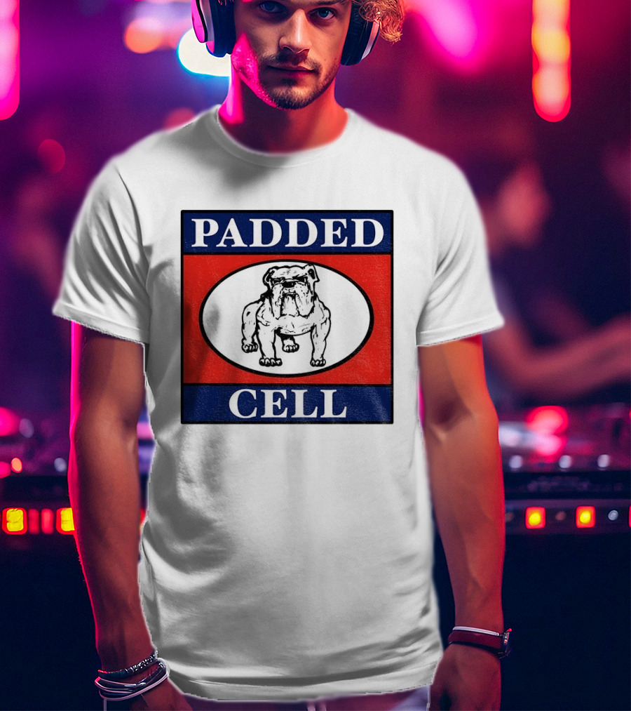 Punk Rock Padded Cell Bulldog Oval T-Shirt