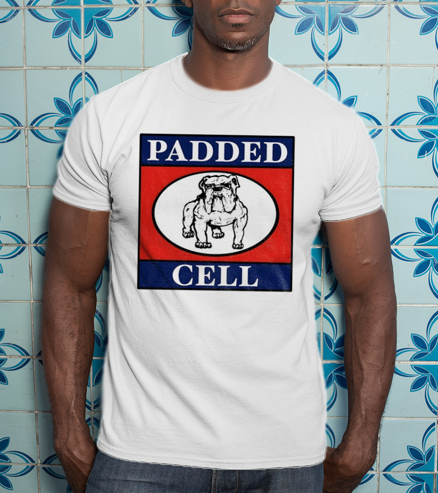 Punk Rock Padded Cell Bulldog Oval T-Shirt