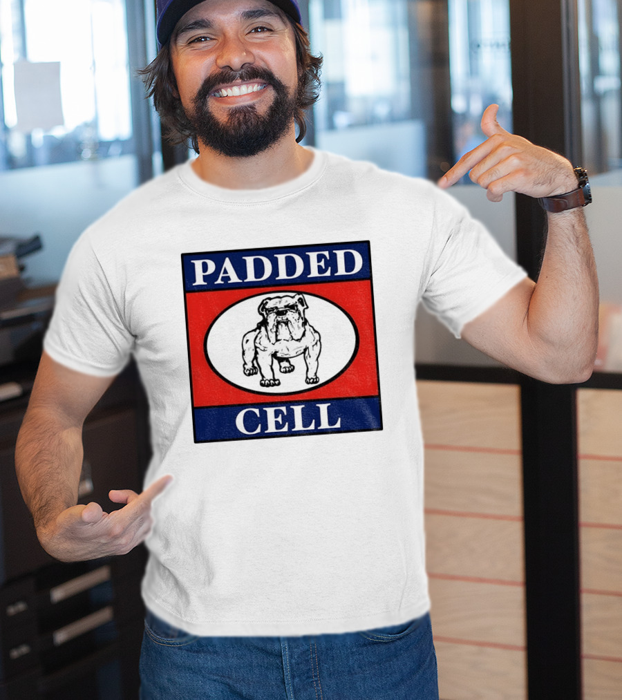 Punk Rock Padded Cell Bulldog Oval T-Shirt