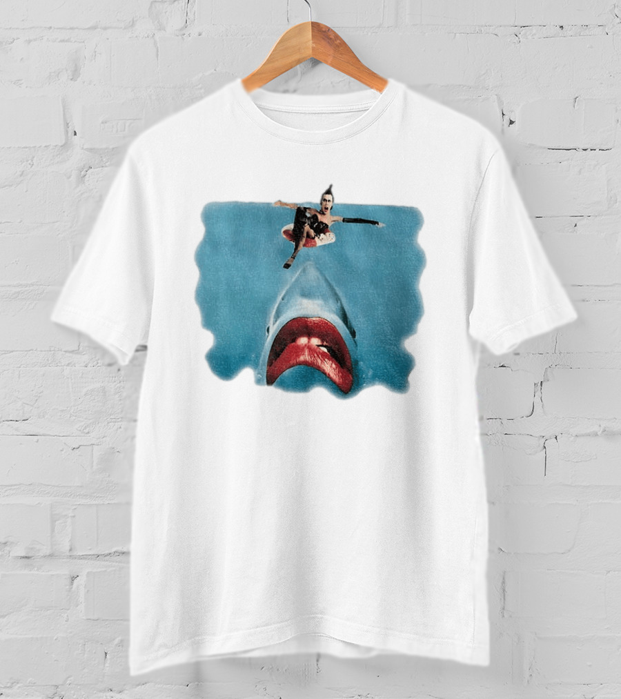 Sharky Horror Picture Show Jaws Mashup Movies T-Shirt