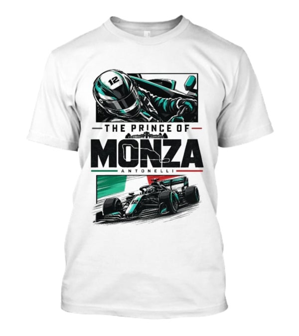 The Prince Of Monza Antonelli Racing Car T-Shirt The Prince Of Monza Antonelli Racing Car T-Shirt