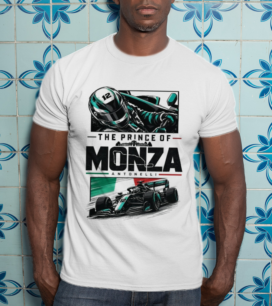 The Prince Of Monza Antonelli Racing Car T-Shirt