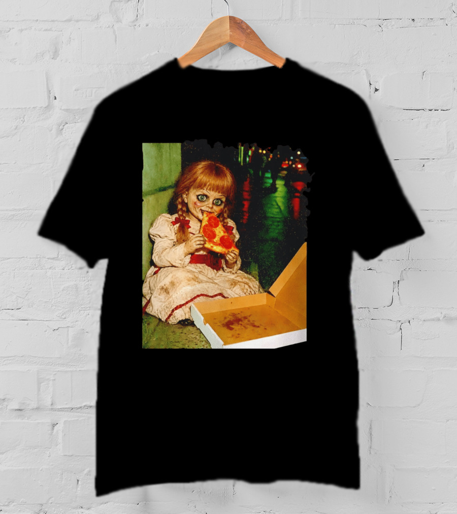Annabelle Pizza Night Halloween T-Shirt