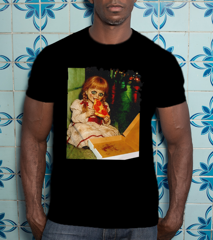 Annabelle Pizza Night Halloween T-Shirt