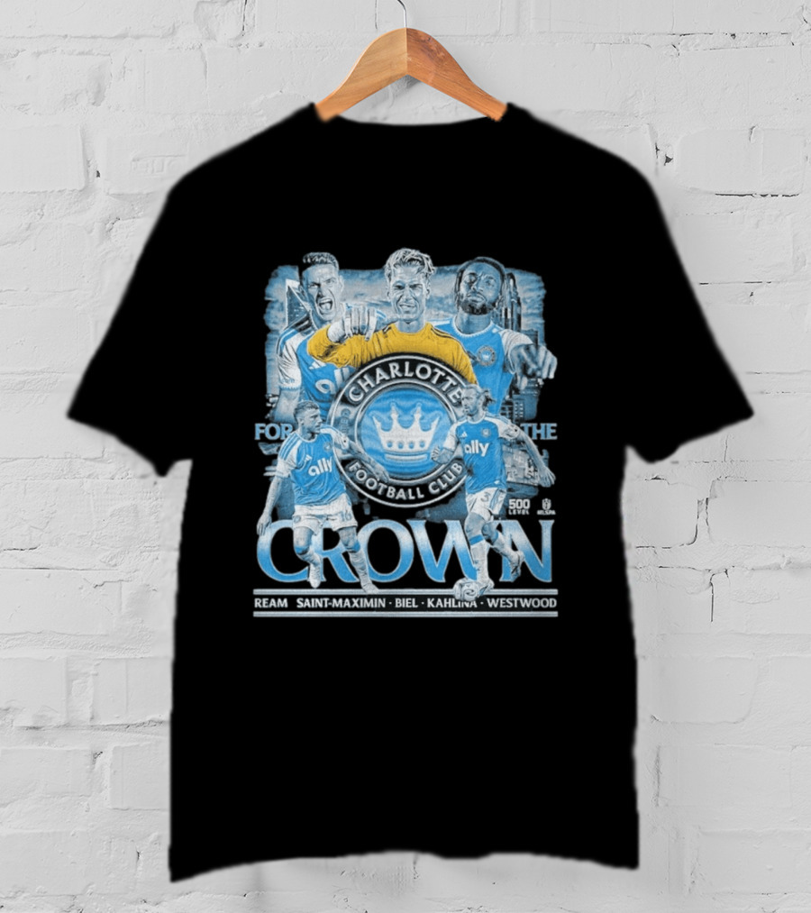 Charlotte FC 2026 Crown Ream Saint Maximin Biel Kahlina Westwood T-Shirt