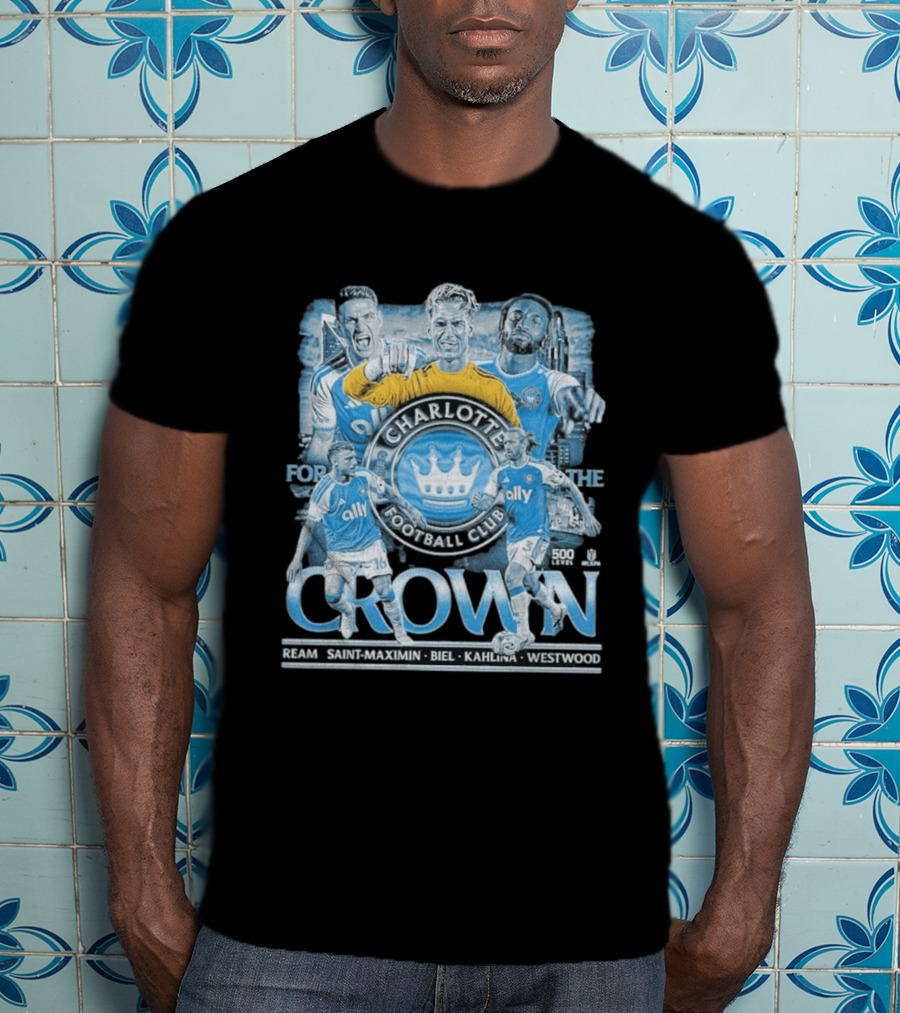 Charlotte FC 2026 Crown Ream Saint Maximin Biel Kahlina Westwood T-Shirt