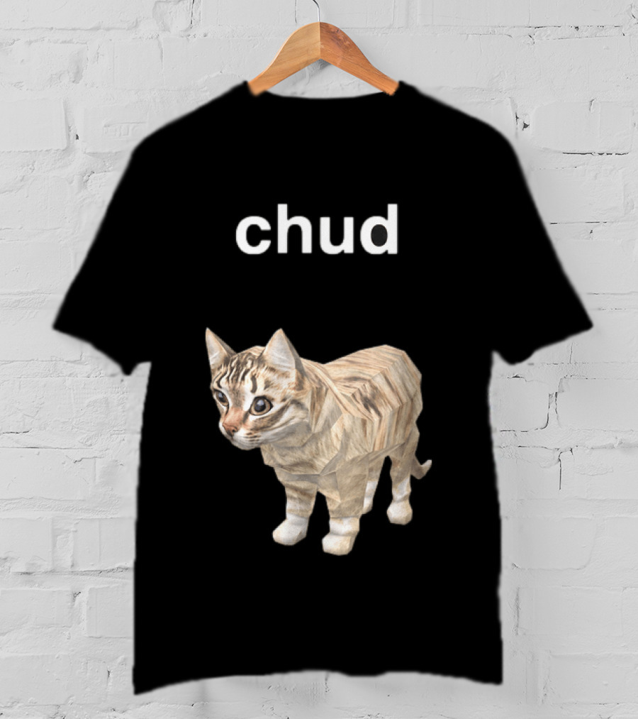 Chud Cat Meme Funny Internet Culture T-Shirt