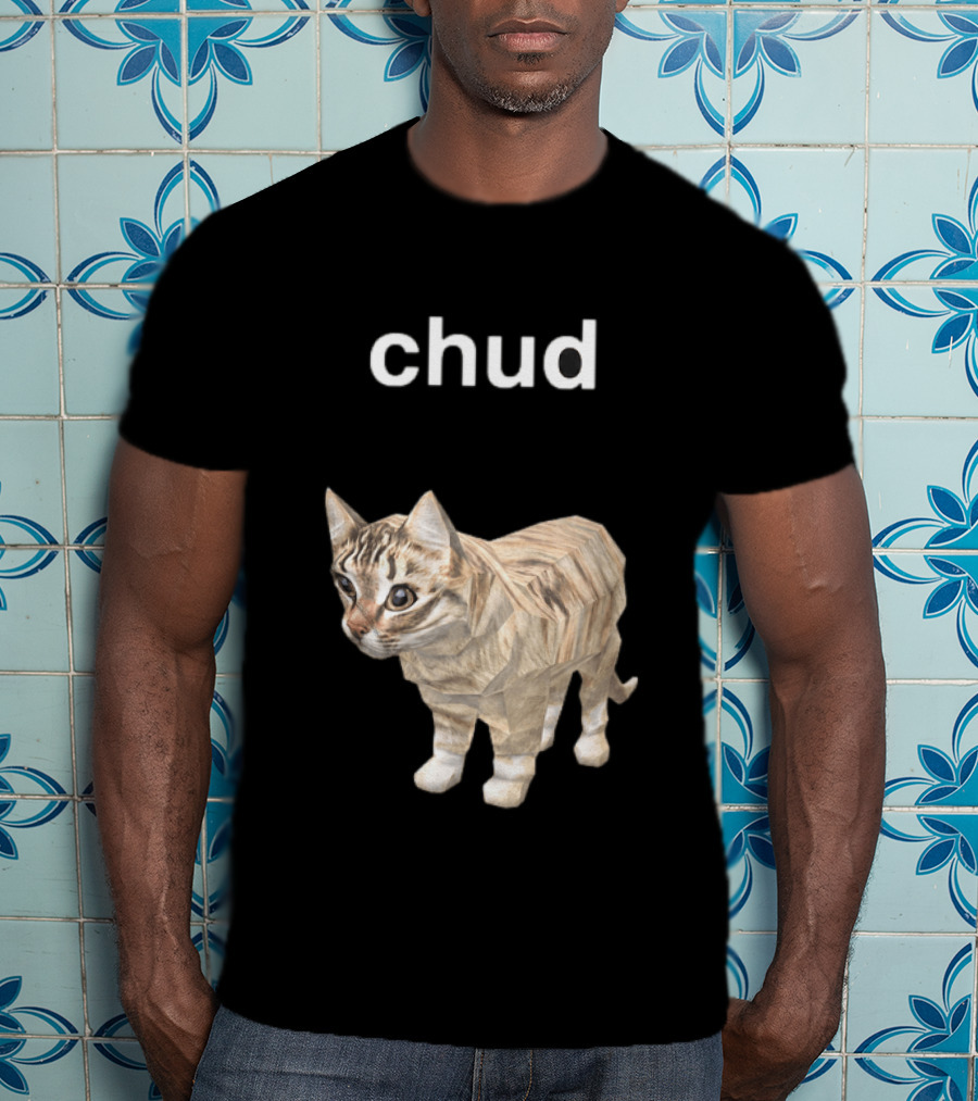 Chud Cat Meme Funny Internet Culture T-Shirt