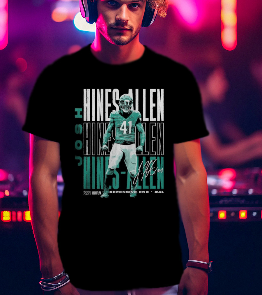 Josh Hines Allen 41 Jacksonville Football Repeat T-Shirt