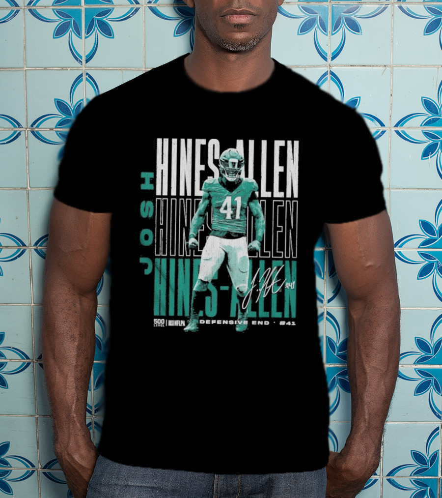 Josh Hines Allen 41 Jacksonville Football Repeat T-Shirt