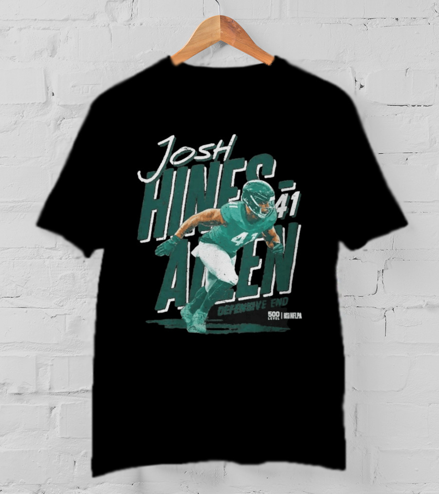 Josh Hines Allen 41 Defensive End NFLPA 500 Level T-Shirt