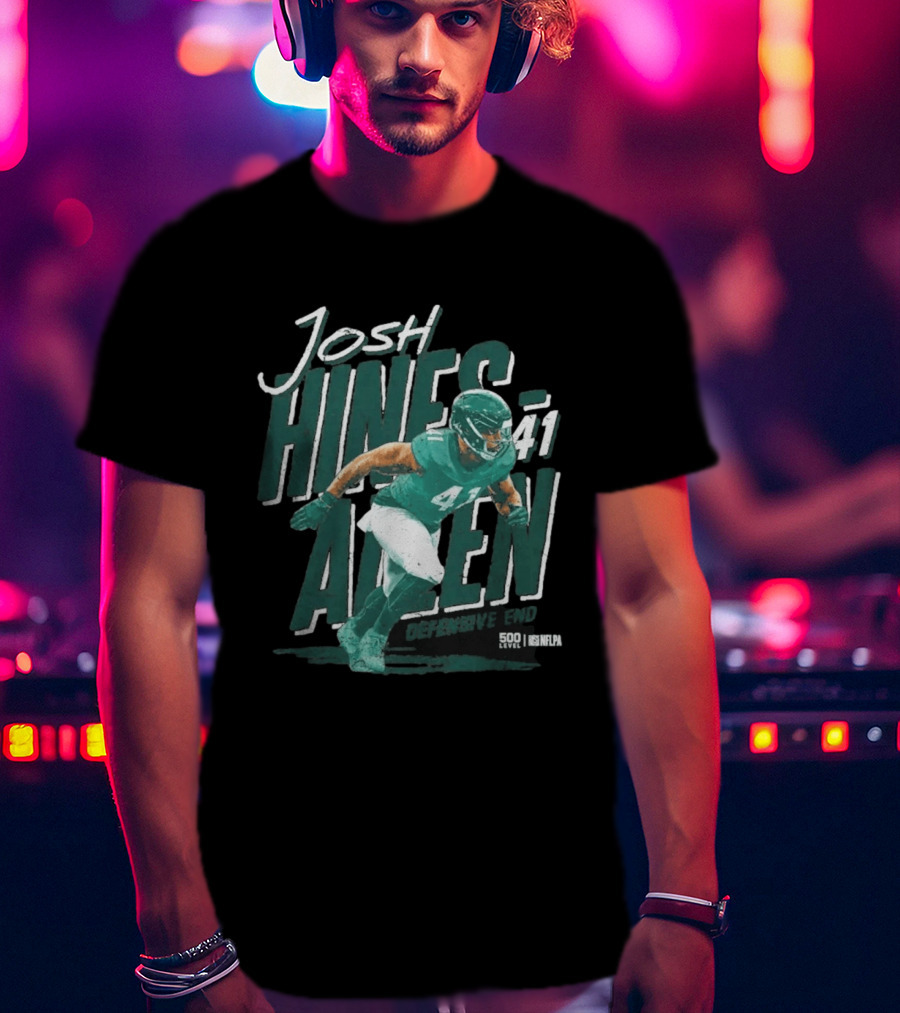 Josh Hines Allen 41 Defensive End NFLPA 500 Level T-Shirt