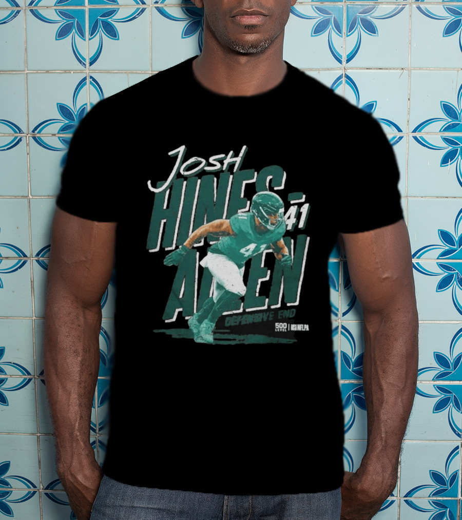 Josh Hines Allen 41 Defensive End NFLPA 500 Level T-Shirt