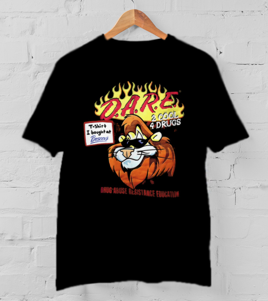 D.A.R.E. Is Cool 4 Drugs Lions Drug Abuse Resistance Education T-Shirt