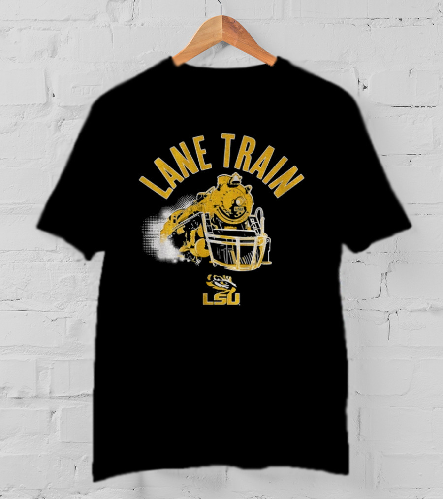 LSU Lane Train Football Helmet Lane Kiffin T-Shirt