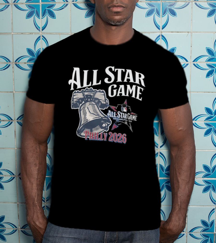MLB Philadelphia Phillies All Star Game Liberty Bell Philly 2026 T-Shirt