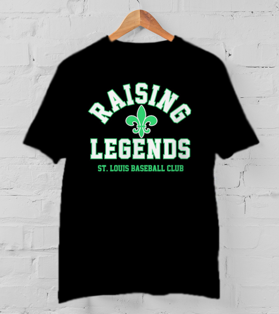 Raising Legends St. Louis Baseball Club Fleur De Lis T-Shirt