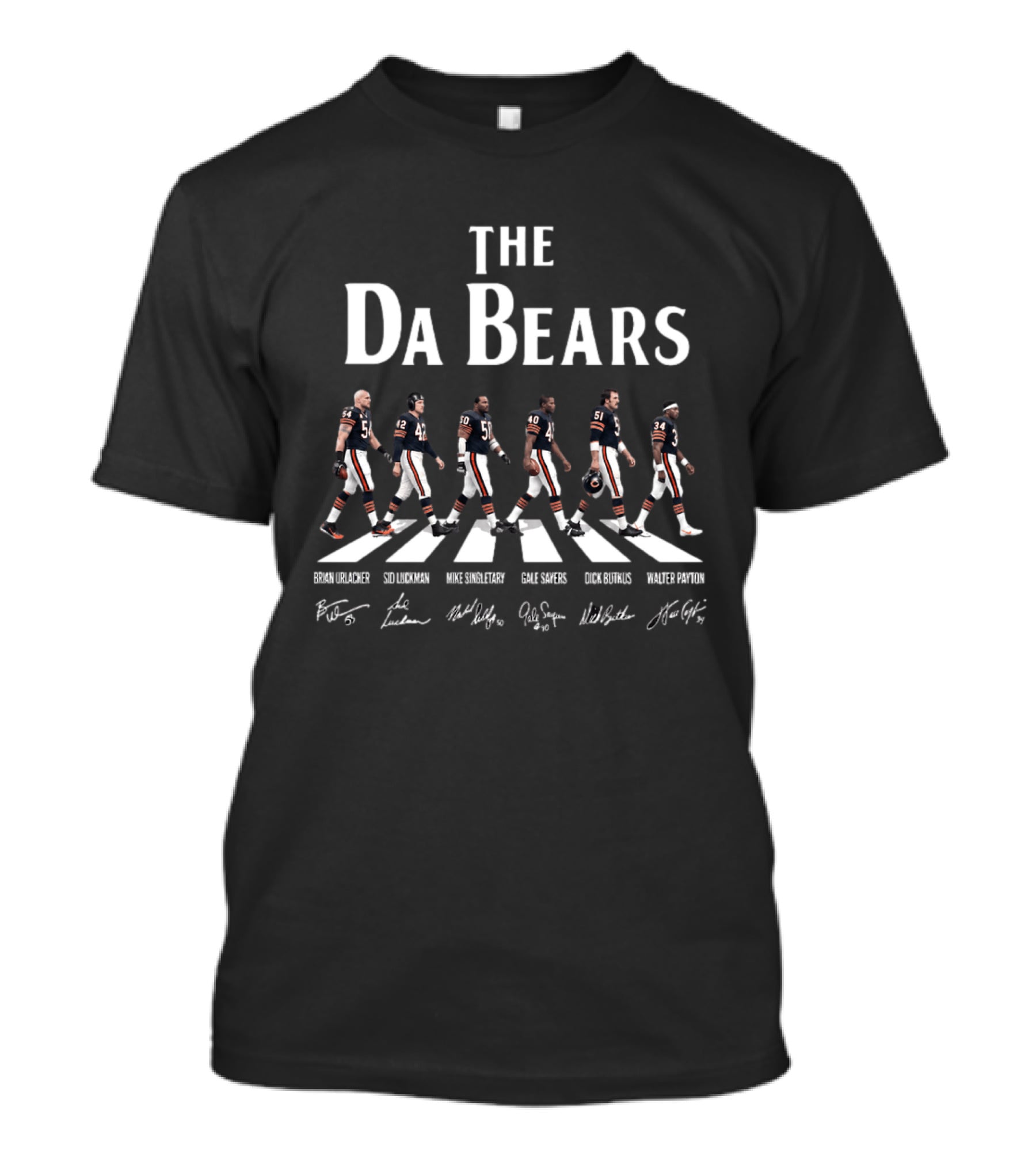 The Da Bears Urlacher Singletary Hester Peyton Chicago Football Legends T-Shirt
