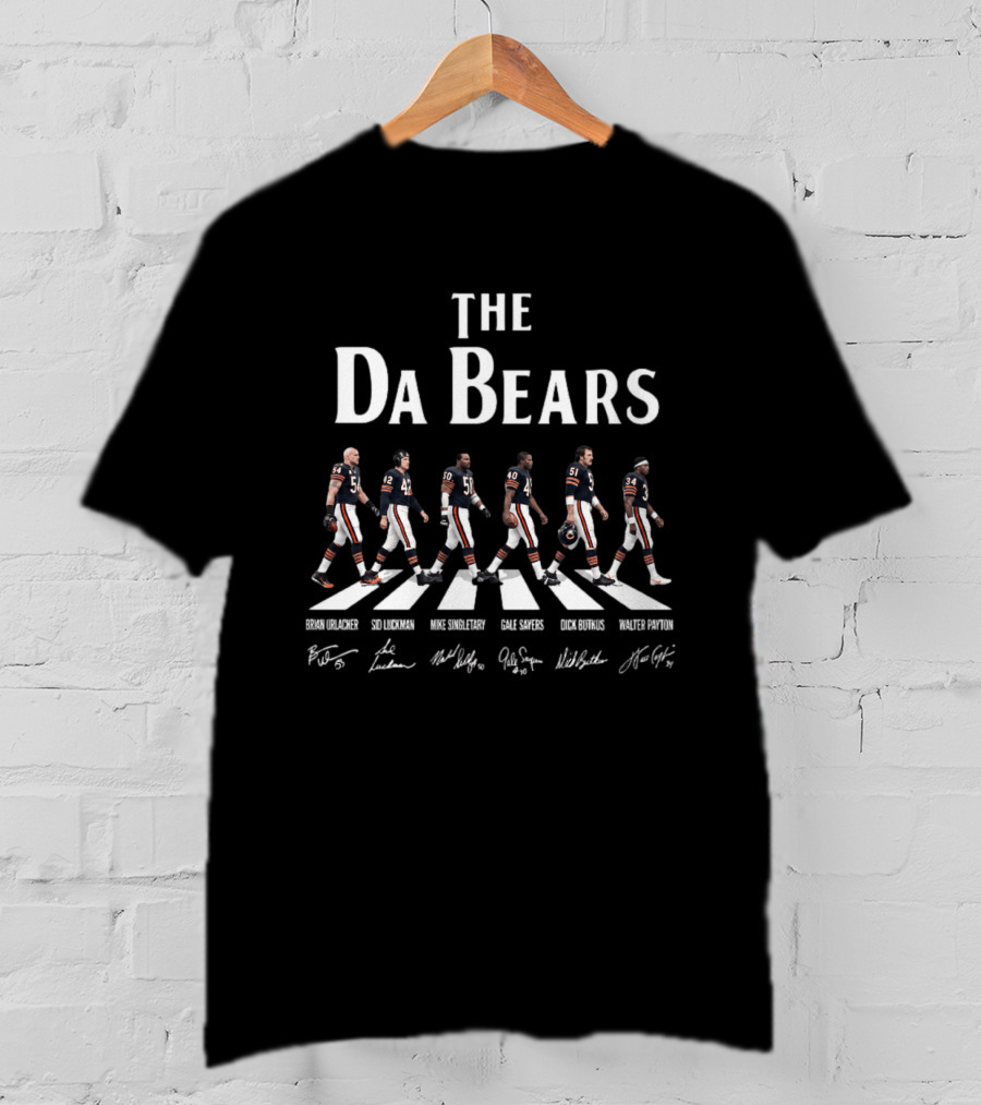 The Da Bears Urlacher Singletary Hester Peyton Chicago Football Legends T-Shirt