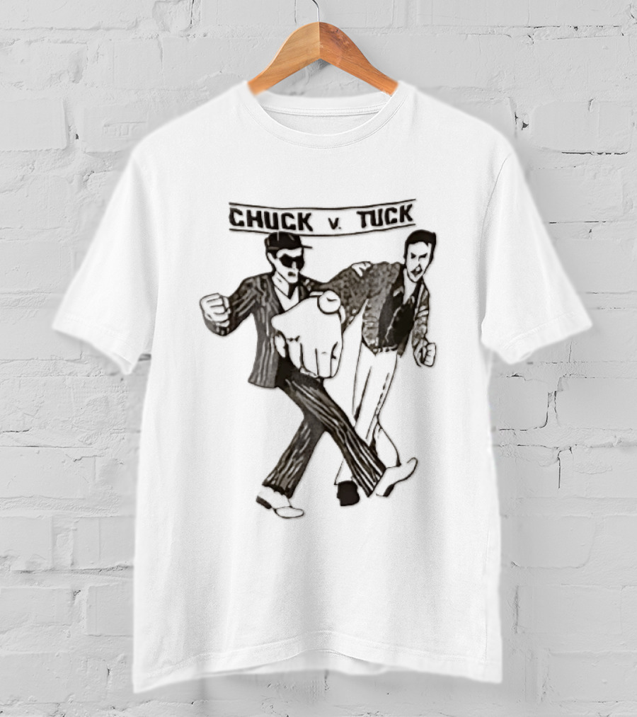 Chuck V Tuck Dancing Cartoon Line Duo T-Shirt