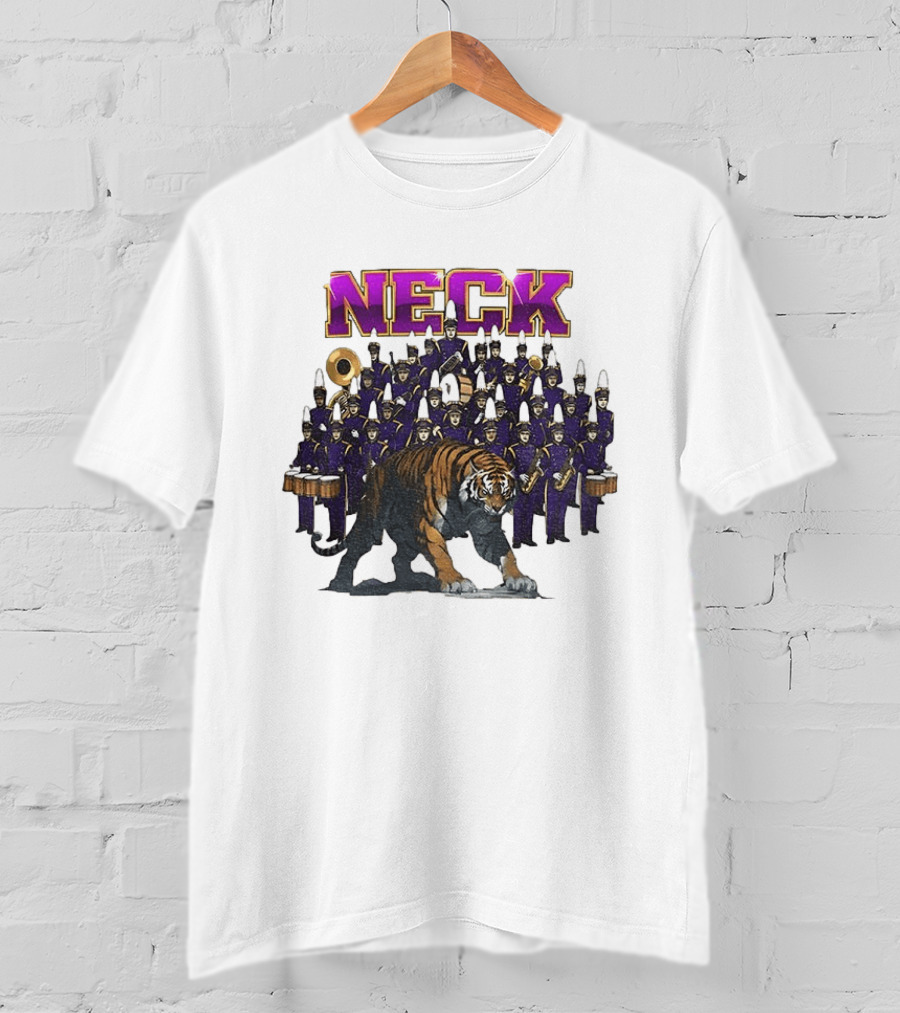 LSU Tigers Neck Marching Band Louisiana State University T-Shirt