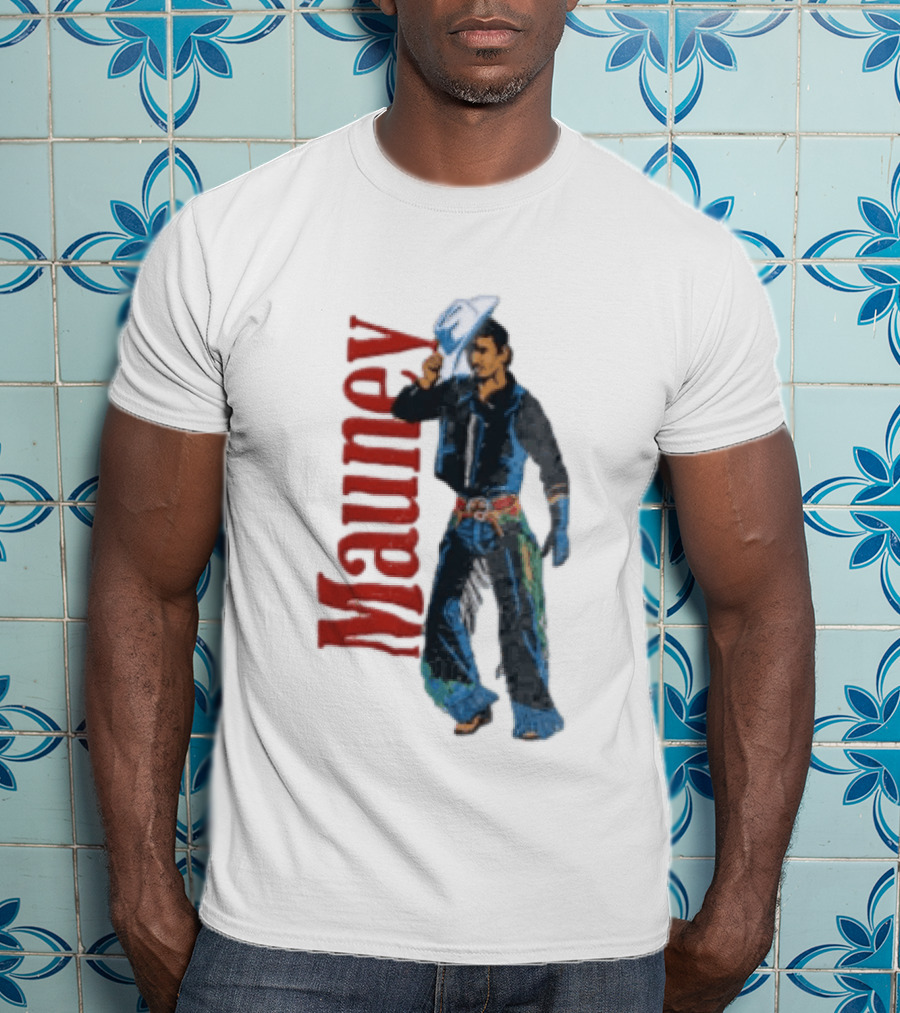 Mauney Cowboy Hat Salute Rodeo T-Shirt
