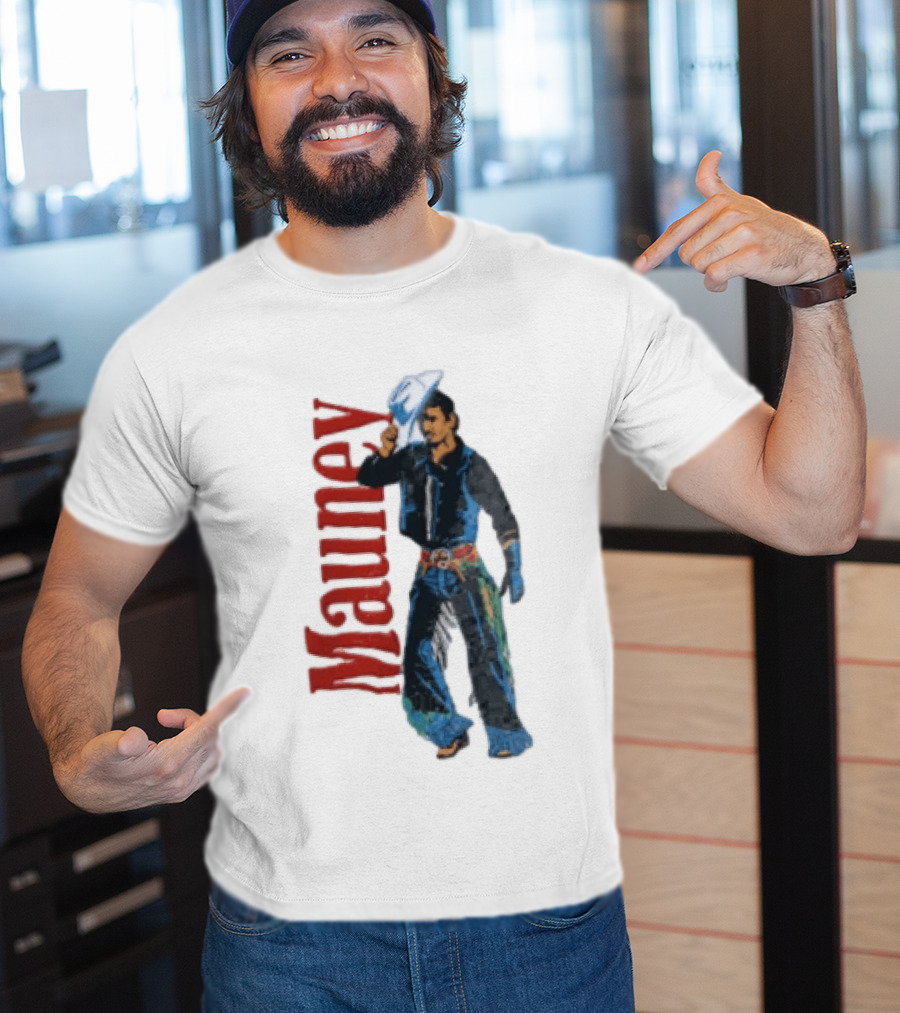 Mauney Cowboy Hat Salute Rodeo T-Shirt