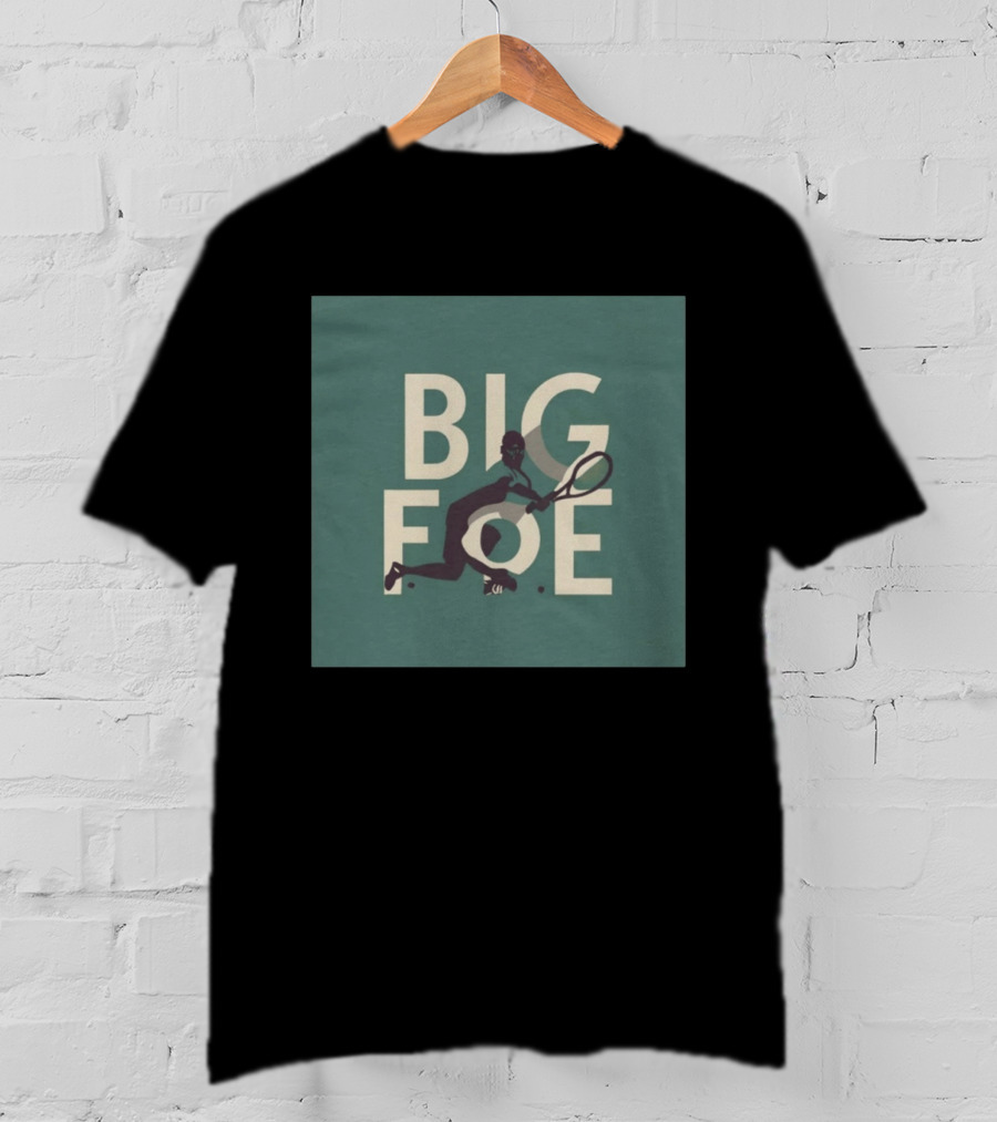 BIG FOE Frances Tiafoe Tennis Player Men's Cotton T-Shirt