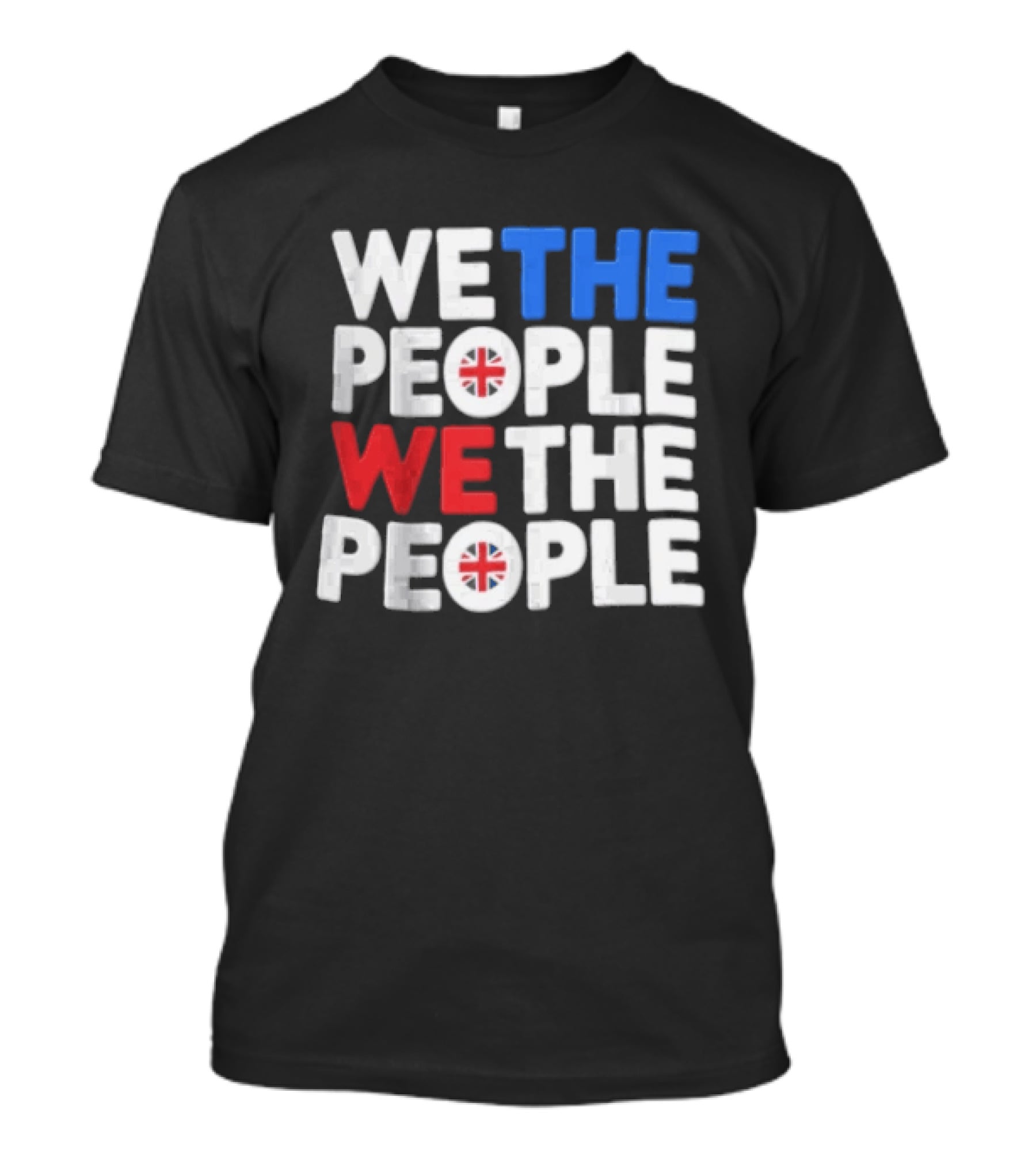 We The People UK British Flag Union Jack T-Shirt