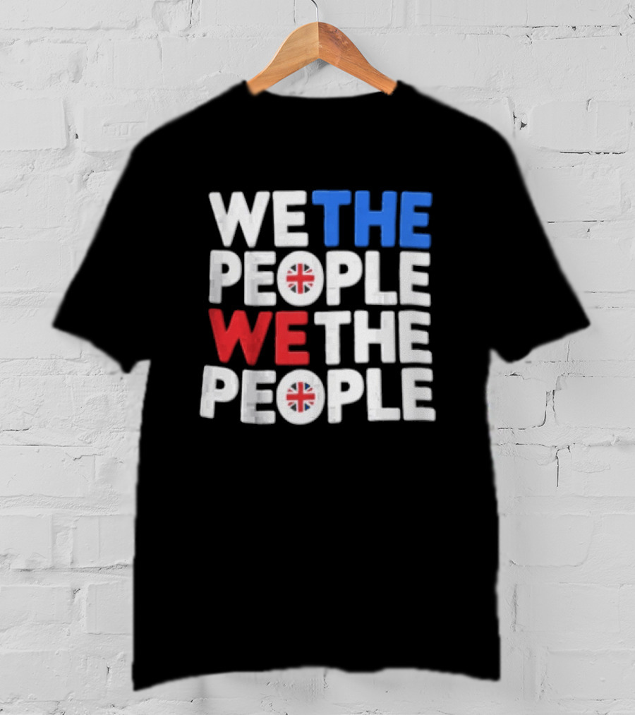 We The People UK British Flag Union Jack T-Shirt