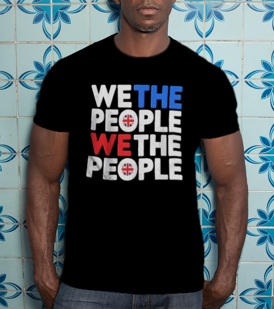 We The People UK British Flag Union Jack T-Shirt