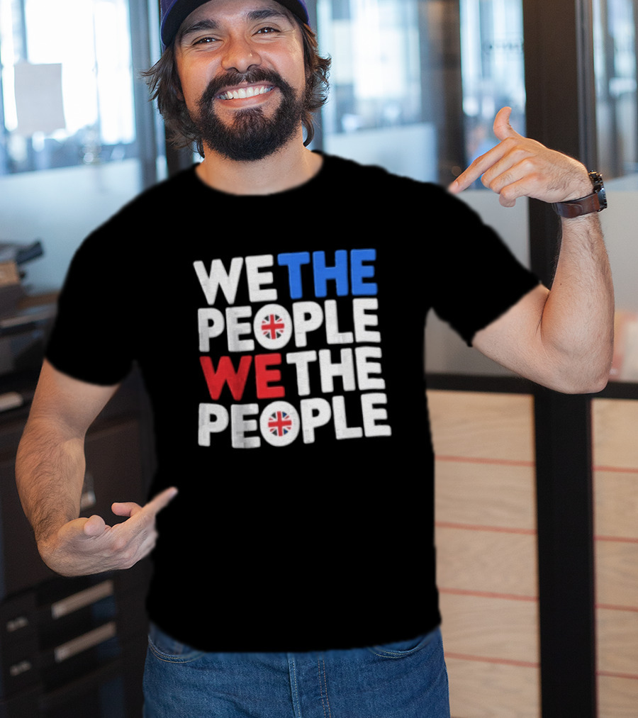We The People UK British Flag Union Jack T-Shirt