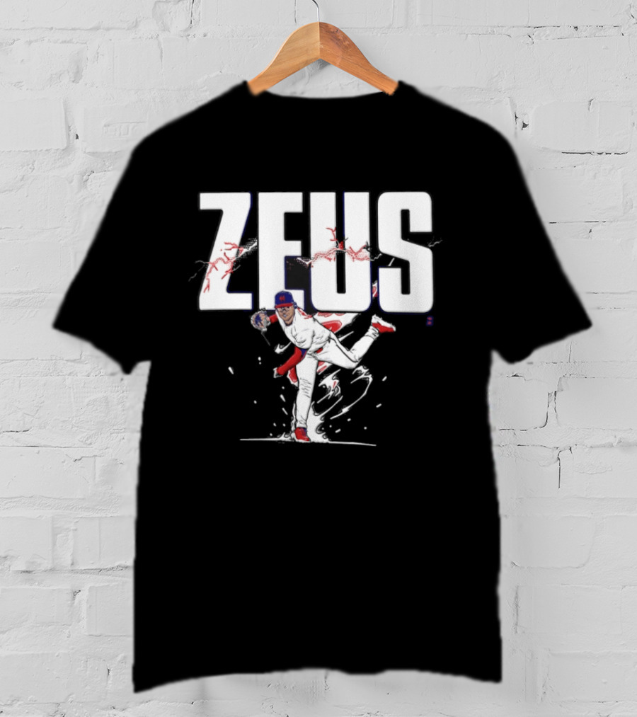 Zeus Jesus Luzardo Phillies Baseball Player Pitching T-Shirt
