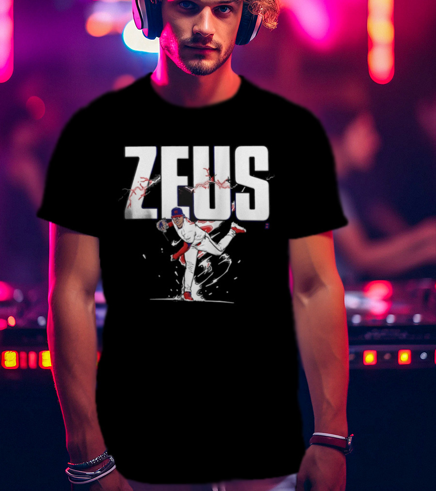 Zeus Jesus Luzardo Phillies Baseball Player Pitching T-Shirt