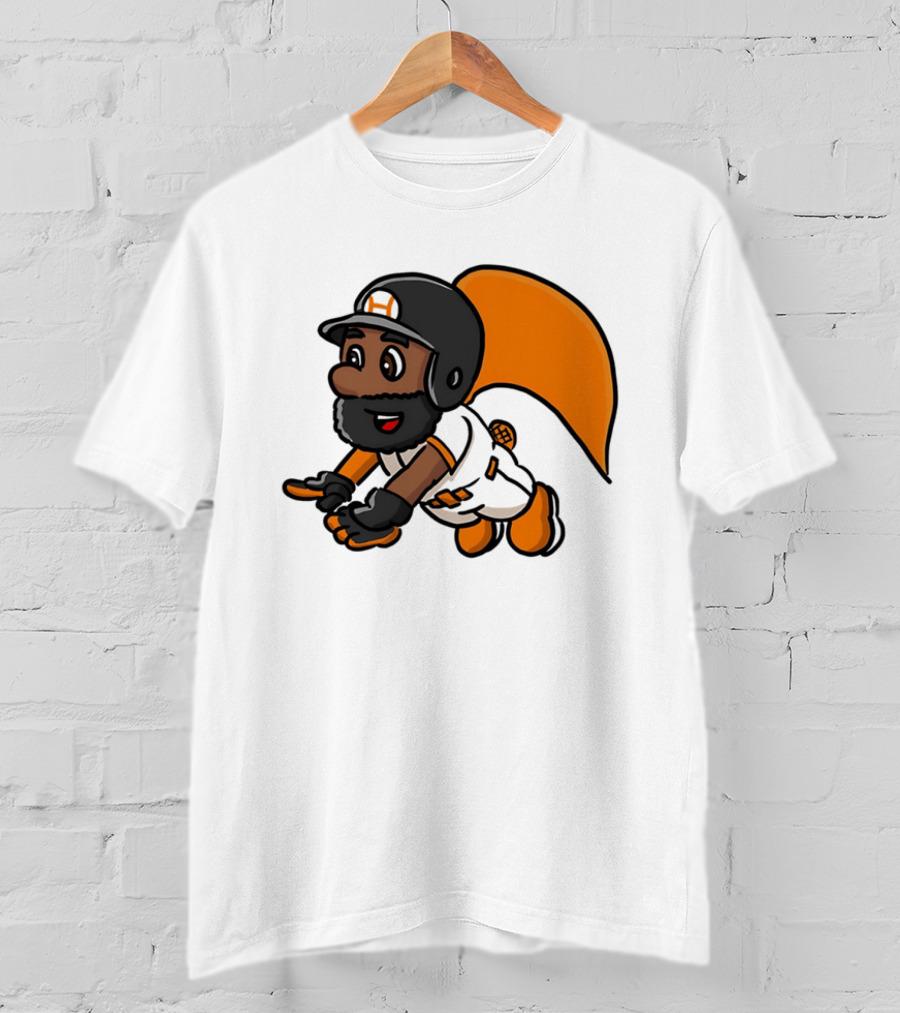 Super Baseball Bros Diving Catch Gamer Parody Superhero Player T-Shirt