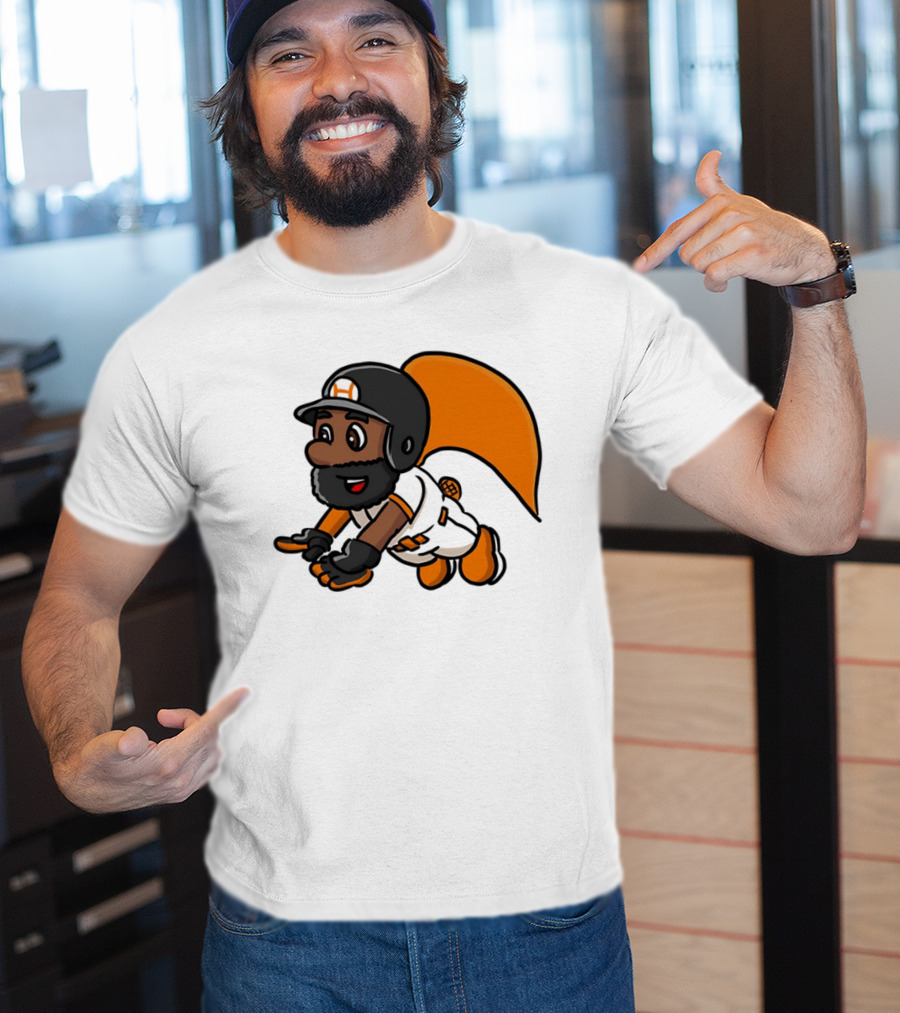 Super Baseball Bros Diving Catch Gamer Parody Superhero Player T-Shirt