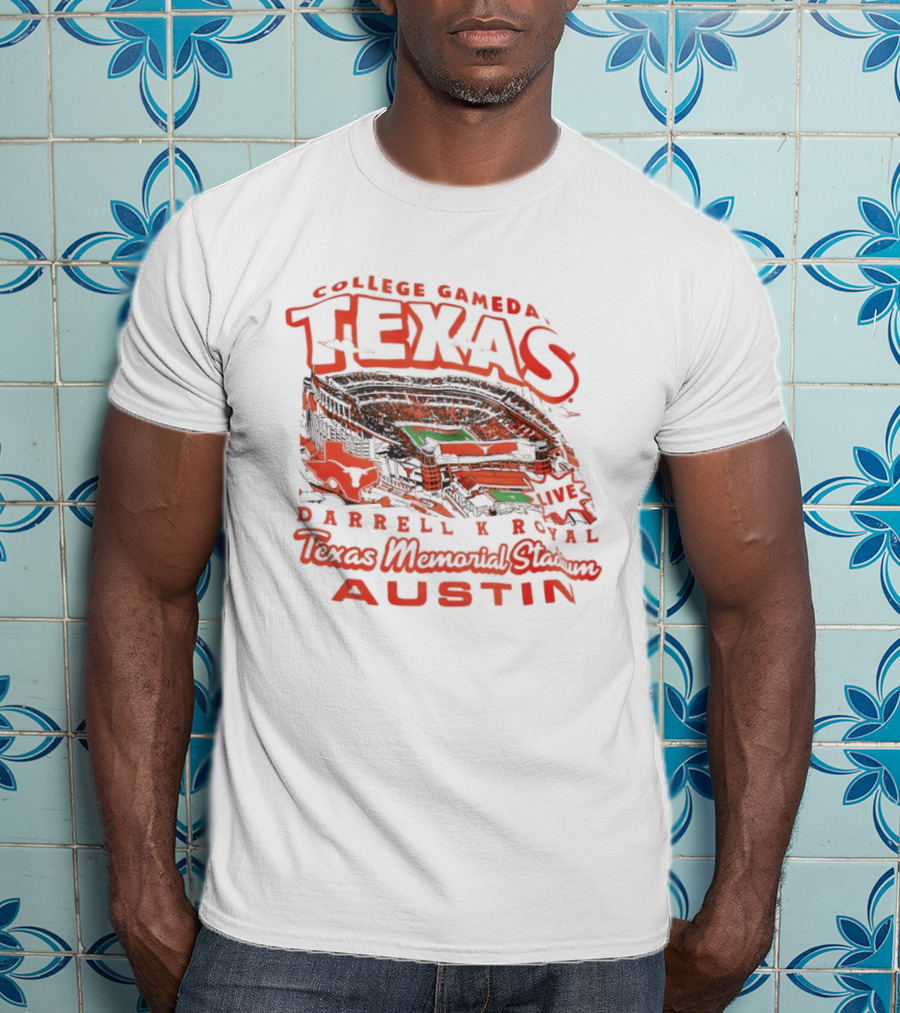 Texas Longhorns College Gameday Darrell K Royal Memorial Stadium Austin September 2026 T-Shirt