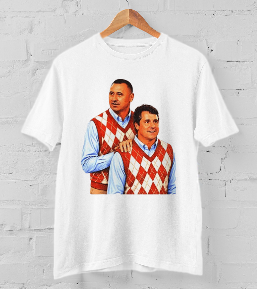 Texas Longhorns Football Coach Step Brothers Argyle Sweater Comedy T-Shirt