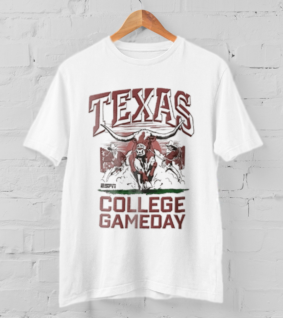 Texas Longhorns Bevo Bull NCAA College Gameday Arena T-Shirt