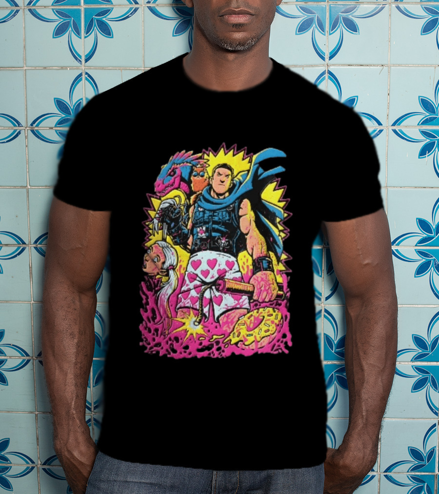 Goddamnit Donut Miss Me Matt Dinniman Neon Warrior Heart Boxers Dinosaur Cat T-Shirt
