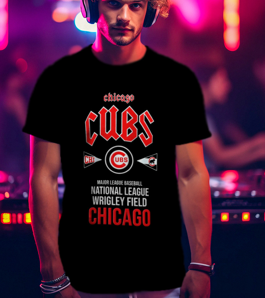 Chicago Cubs National League Wrigley Field Major League Baseball Chicago T-Shirt