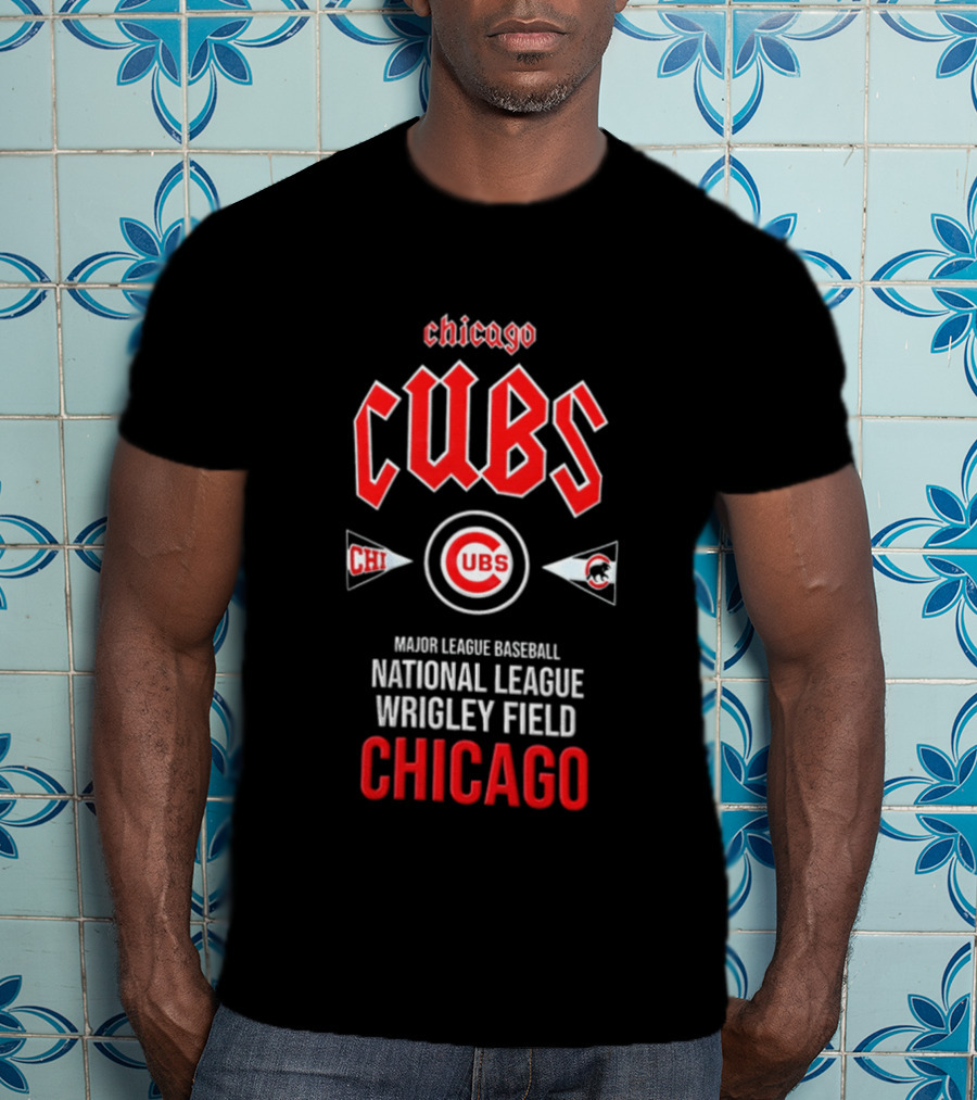 Chicago Cubs National League Wrigley Field Major League Baseball Chicago T-Shirt