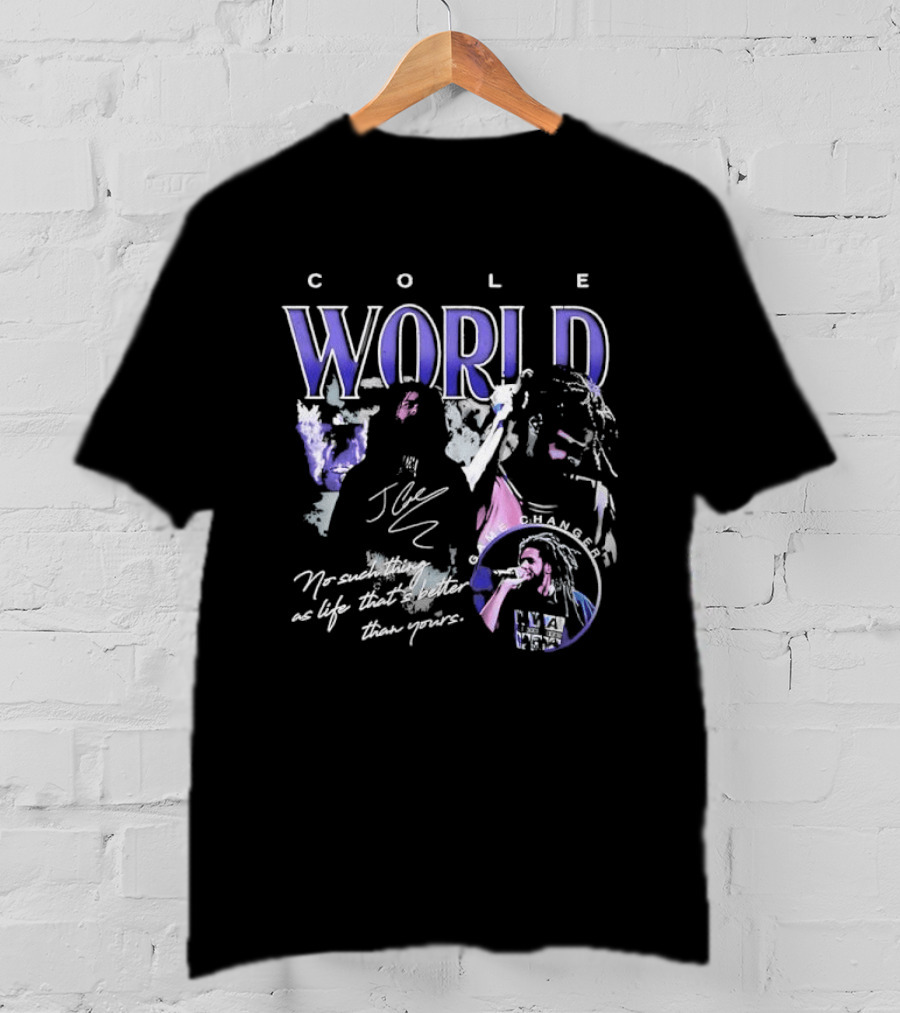 Cole World J. Cole Inspirational Music Game Changer T-Shirt