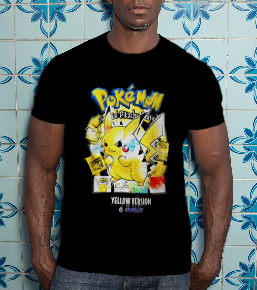 Pokémon Special Pikachu Edition Yellow Version Game Boy Nintendo T-Shirt